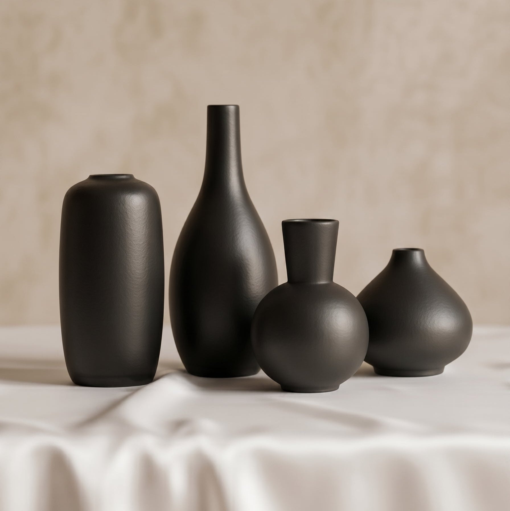 Set de Jarrones Negro