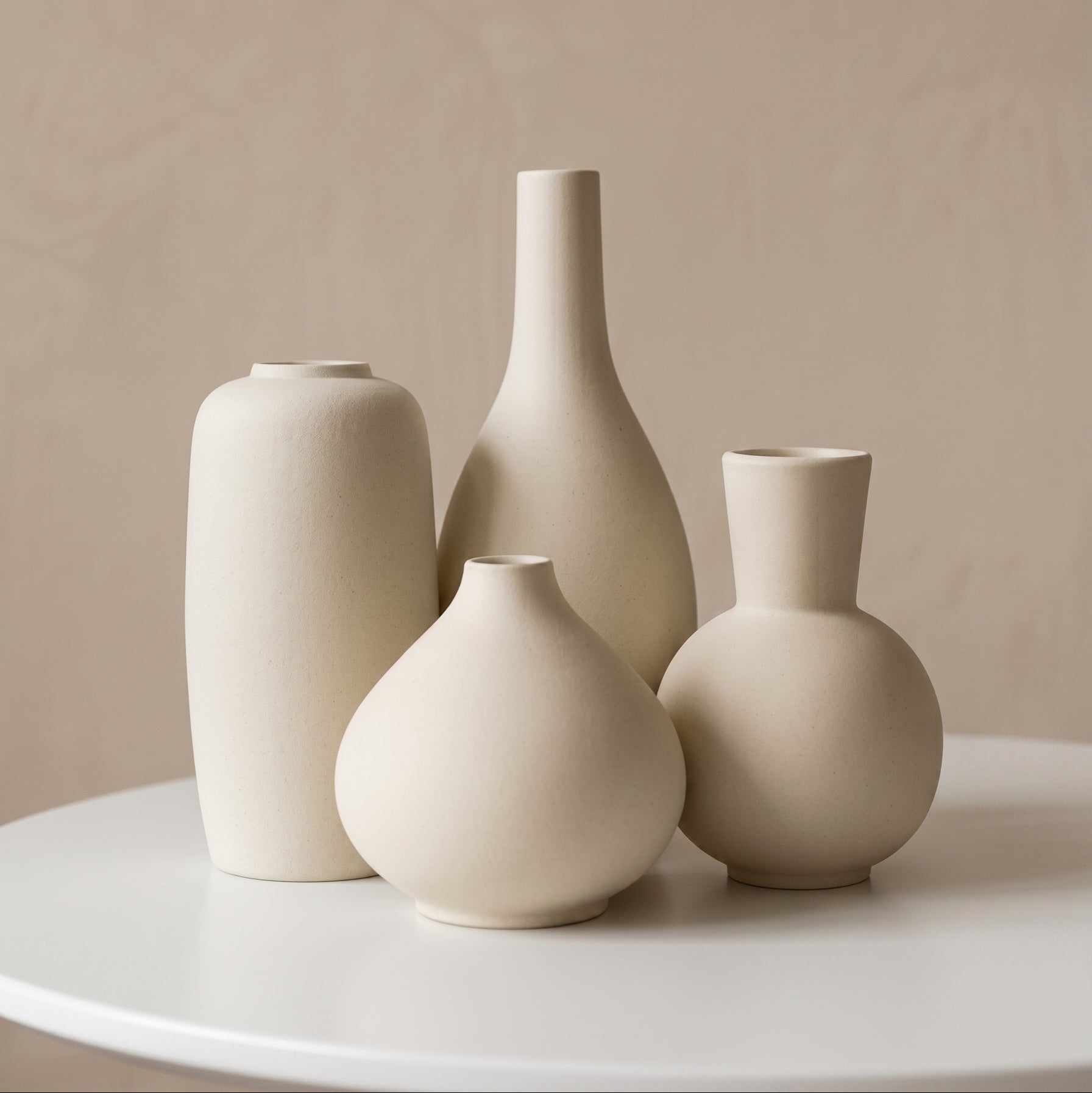 Set de Jarrones Blanco