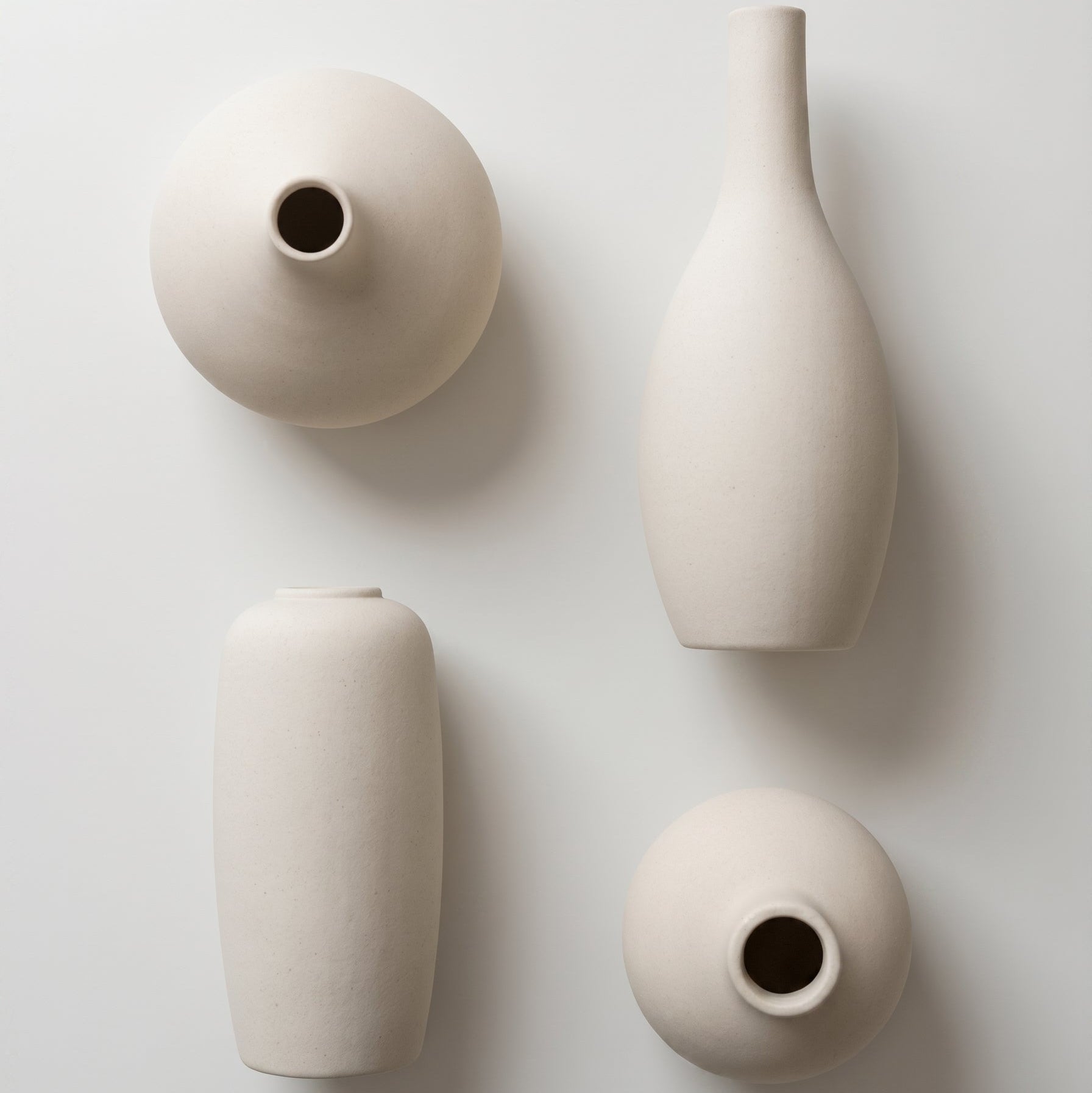 Set de Jarrones Blanco
